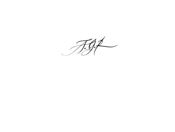 tatouage lettrage initiale