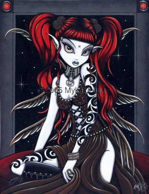 tatouage manga gothique