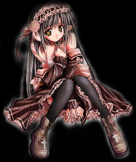 tatouage manga gothique