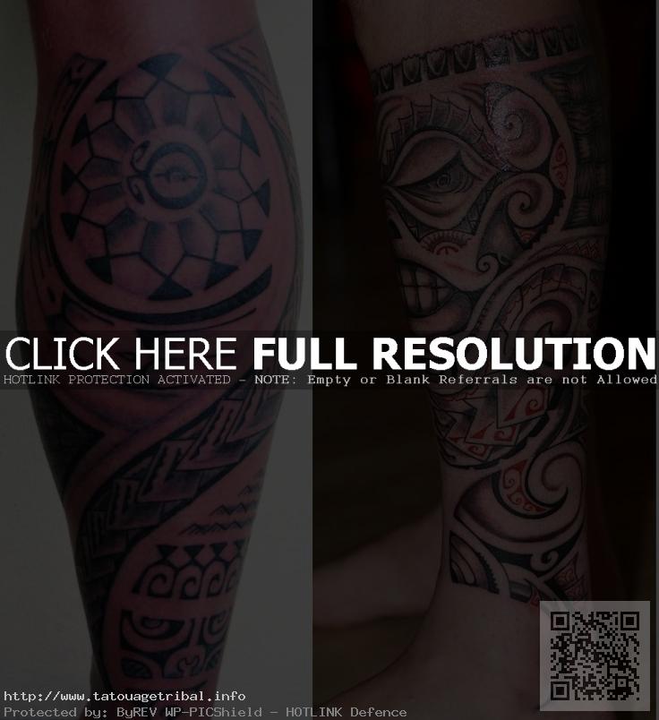 tatouage mollet homme