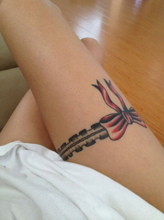tatouage noeud fin