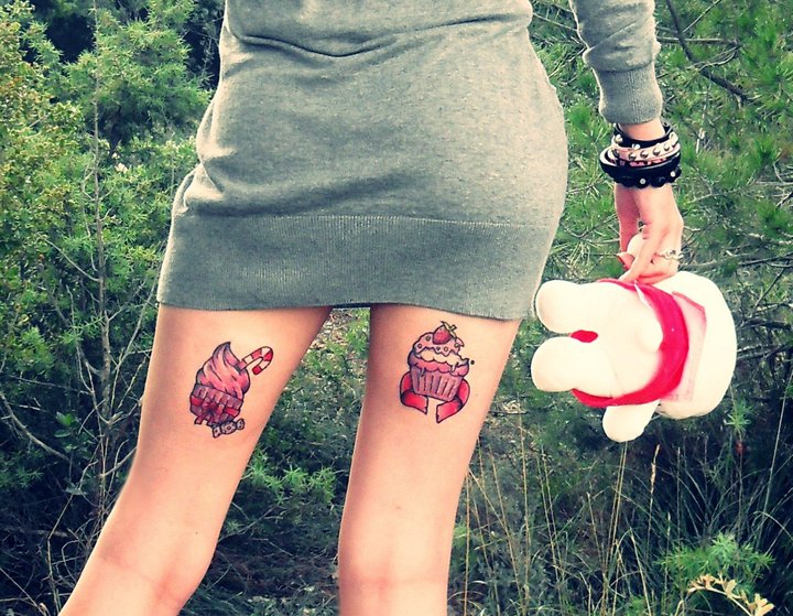tatouage noeud hello kitty
