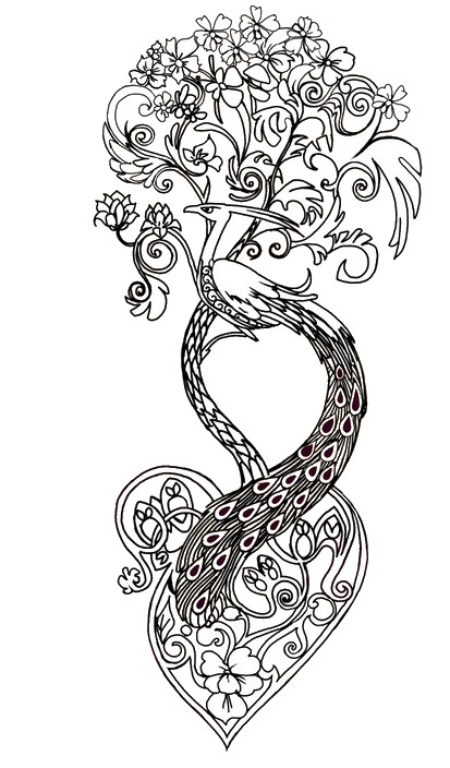 tatouage oiseau celtique