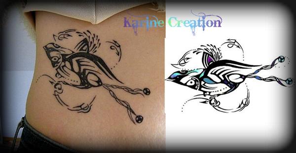 tatouage oiseau egyptien