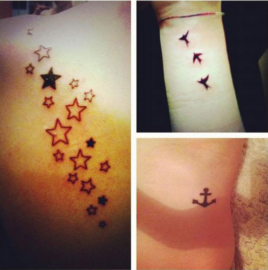 tatouage oiseau flanc