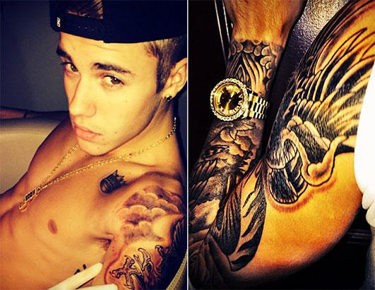 tatouage pectoraux gauche