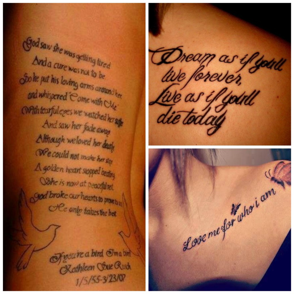 tatouage phrase anglais avec traduction