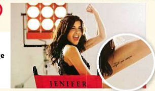tatouage phrase bras jenifer