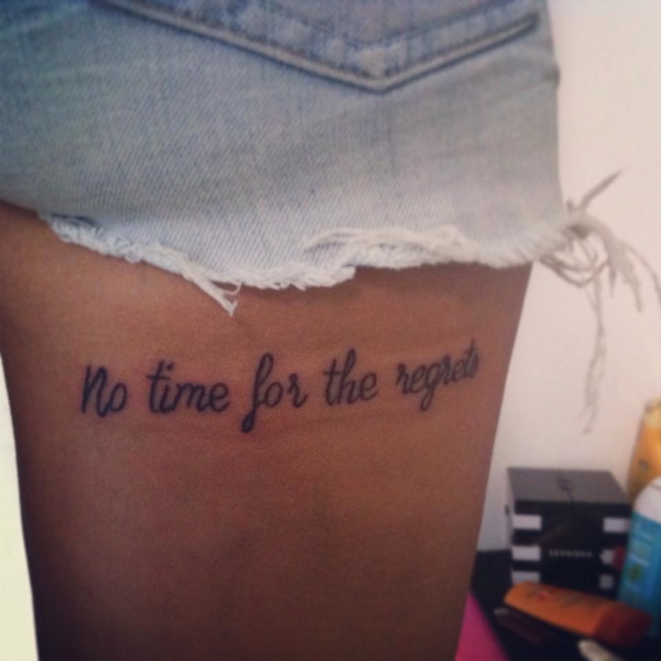 Tatouage phrase d'amour portugaise