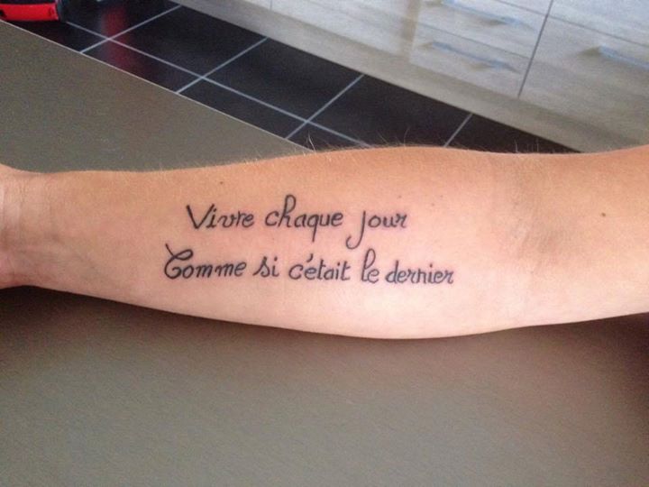 tatouage phrase d'amour portugaise