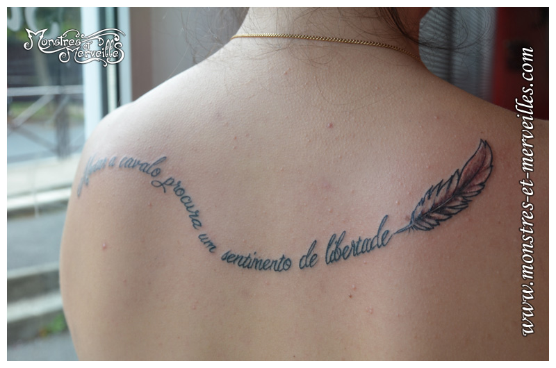 tatouage phrase d'amour portugaise