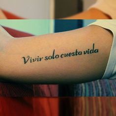 tatouage phrase espagnol traduction