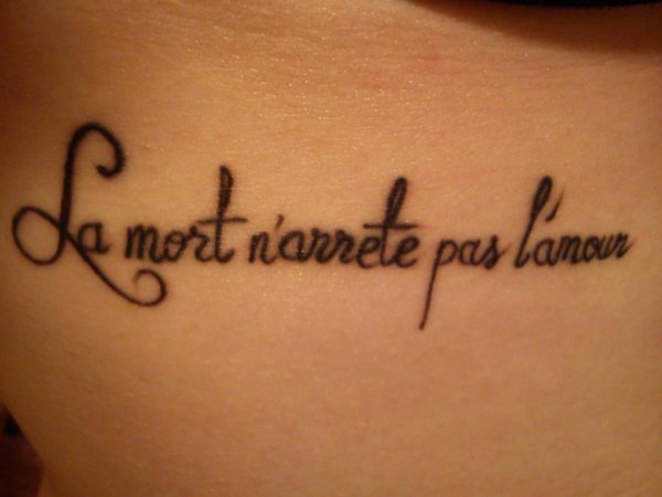 tatouage phrase francaise homme