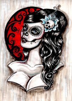 tatouage pin up gothique