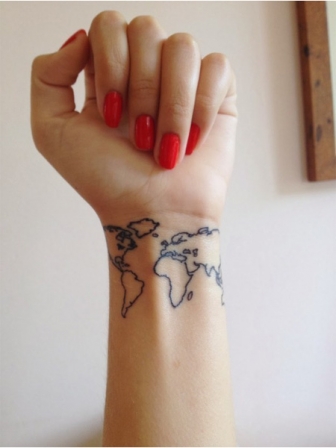 tatouage poignet femme