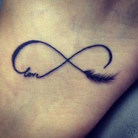 tatouage poignet femme infini