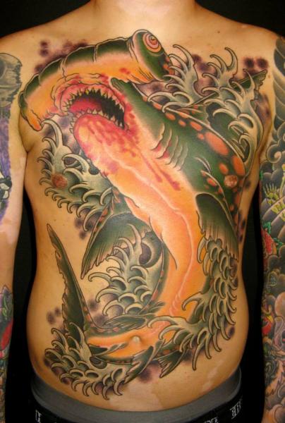 tatouage requin japonais