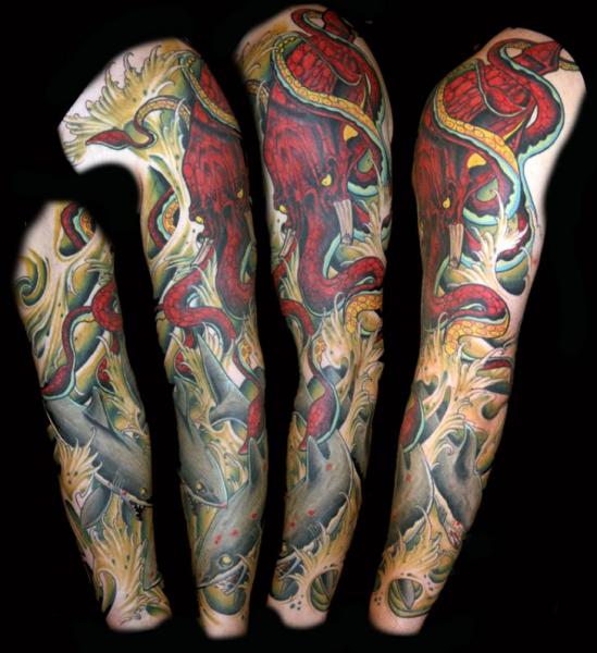 tatouage requin japonais