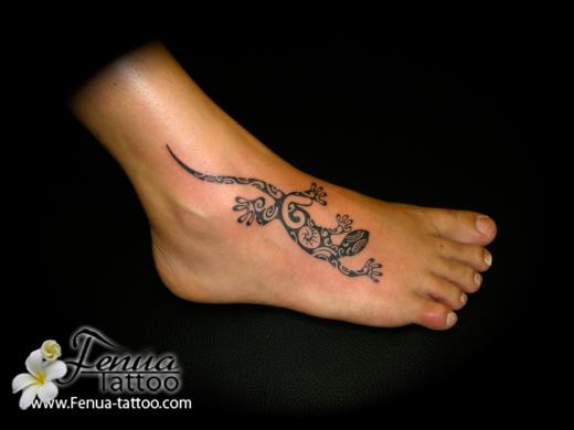 tatouage salamandre celtique
