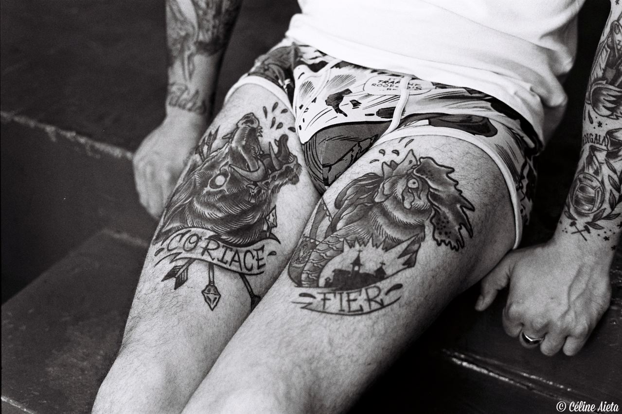 tatouage sanglier celtique