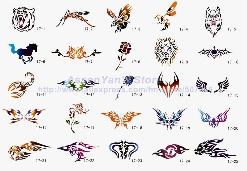 tatouage temporaire animaux