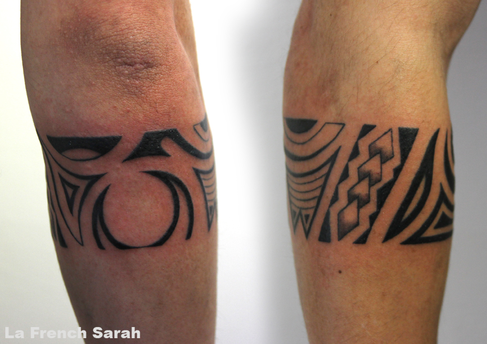 tatouage tour de bras tribal