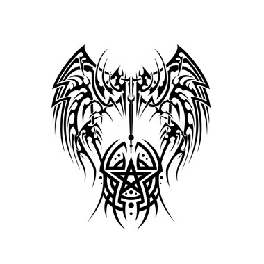 tatouage tribal ange démon