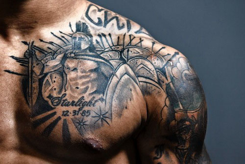 Tatouage tribal guerrier