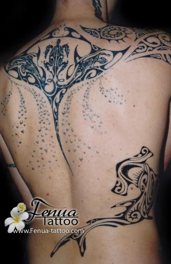 tatouage tribal kanak