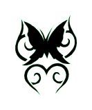 tatouage tribal papillon