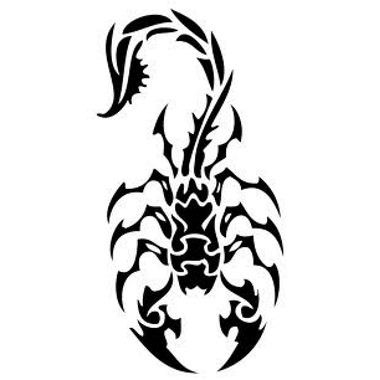 tatouage tribal scorpion
