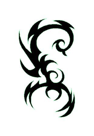 tatouage tribal scorpion