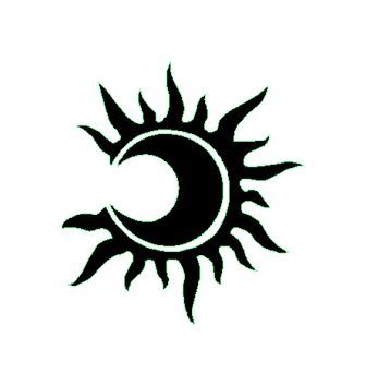 tatouage tribal soleil