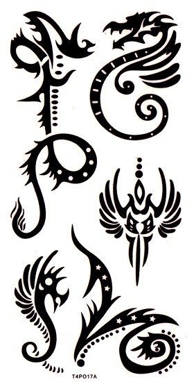 tatouage tribal temporaire