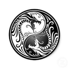 tatouage tribal yin yang