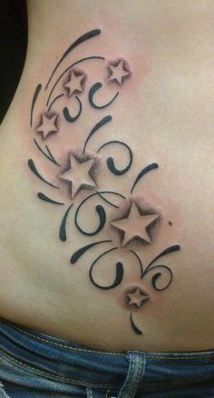 tatouage ventre arabesque