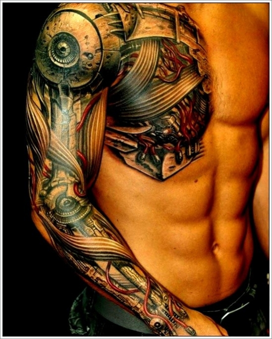 tattoo biomecanique bras