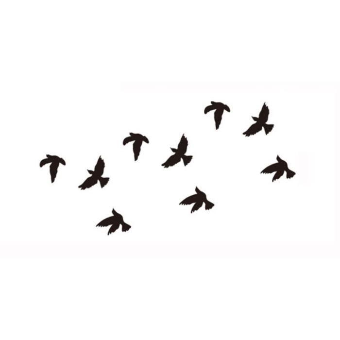 tattoo temporaire oiseau